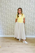Shirt korte mouw met strik