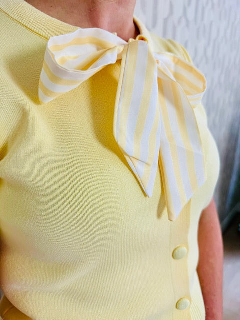 Shirt korte mouw met strik