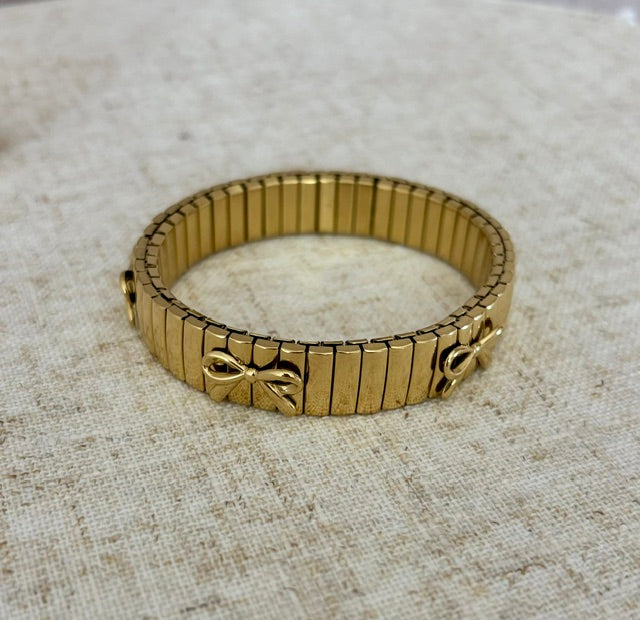 Armband goud strik